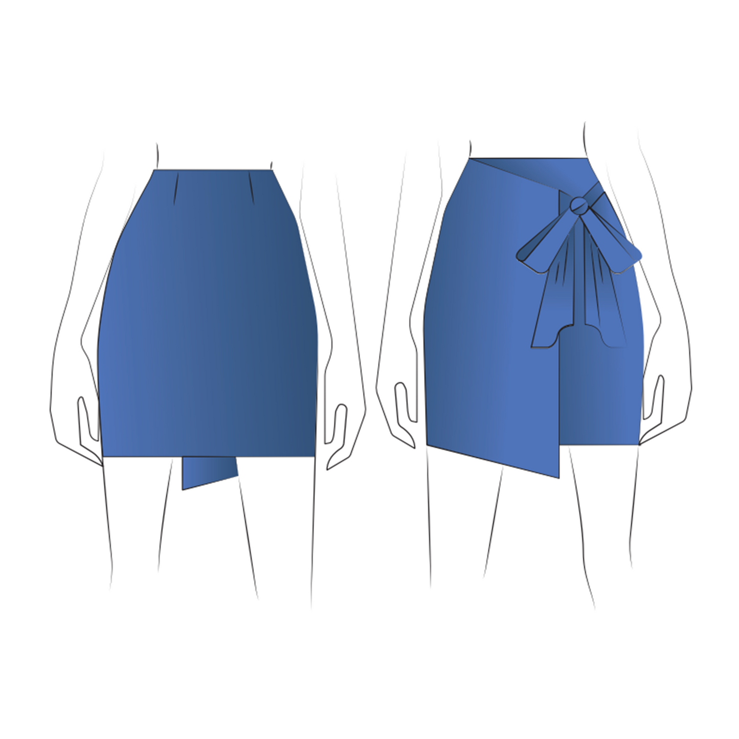 Lapel Skirt